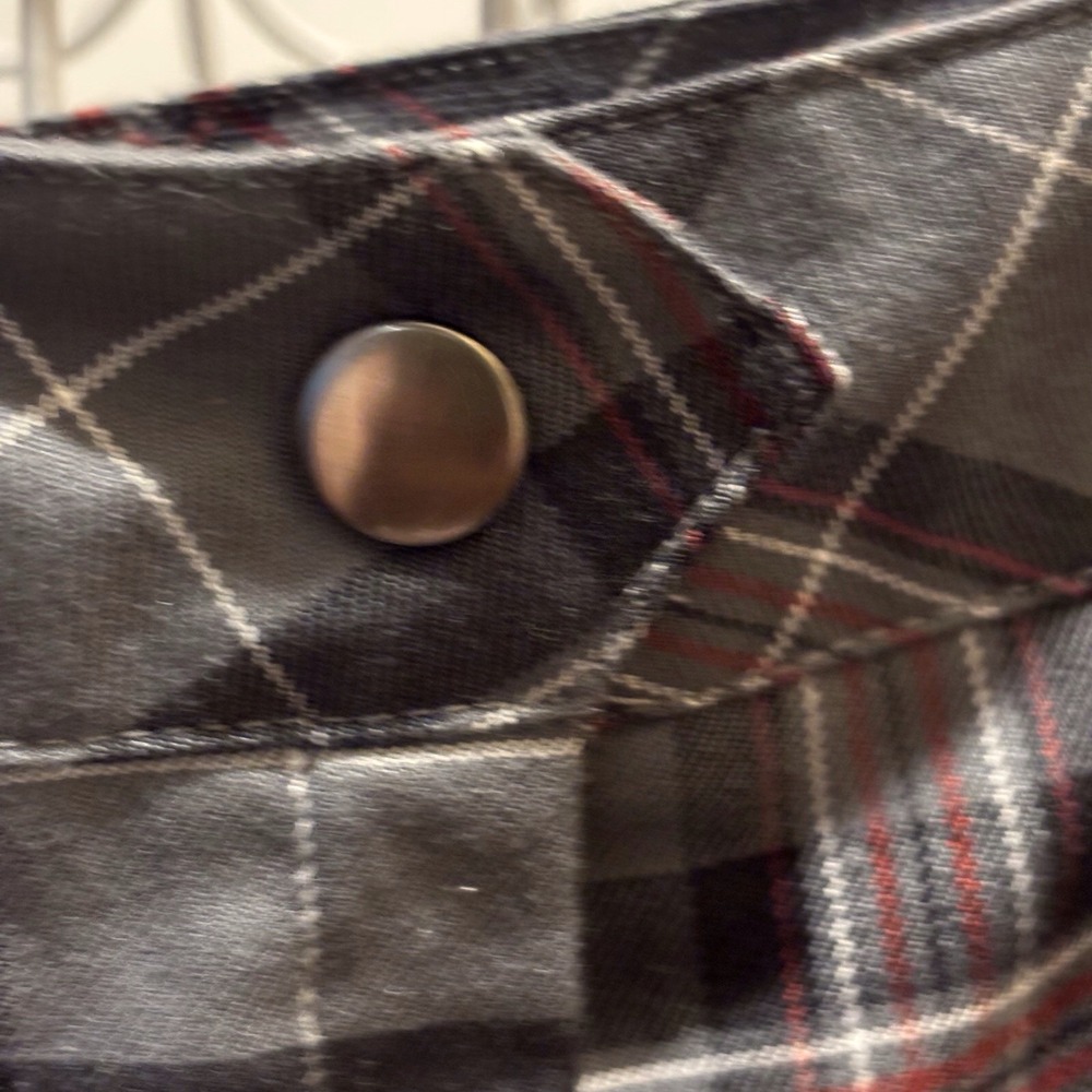 Beetlejuice‎ Plaid Skirt Uniform Preppy Bugs Beetles Size XL Skort Pleated Goth - Picture 7 of 8